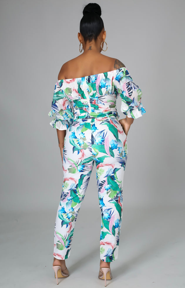 Flower Babe Pant Set