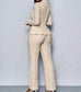 Beige Two Piece Set