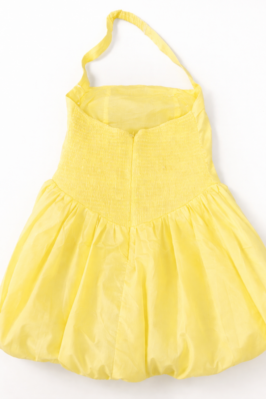 AMBER MINI DRESS YELLOW