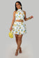 DANCING IN THE FESIVAL SKIRT SET - WHITE-MULTI